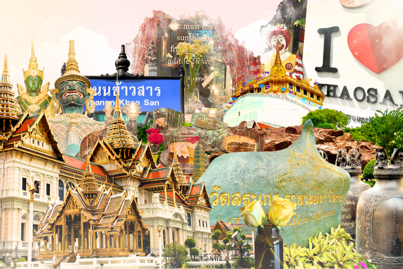 에메랄드 사원 & 왕궁 & 플로럴 카페 앳 나파손 & 왓 사깨 & 카오산 로드