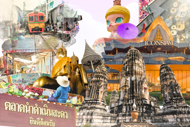 [One day] 담넌사두억 수상시장 & 매끌롱 & 왓 마하탓 워라위한 & 아이콘시암