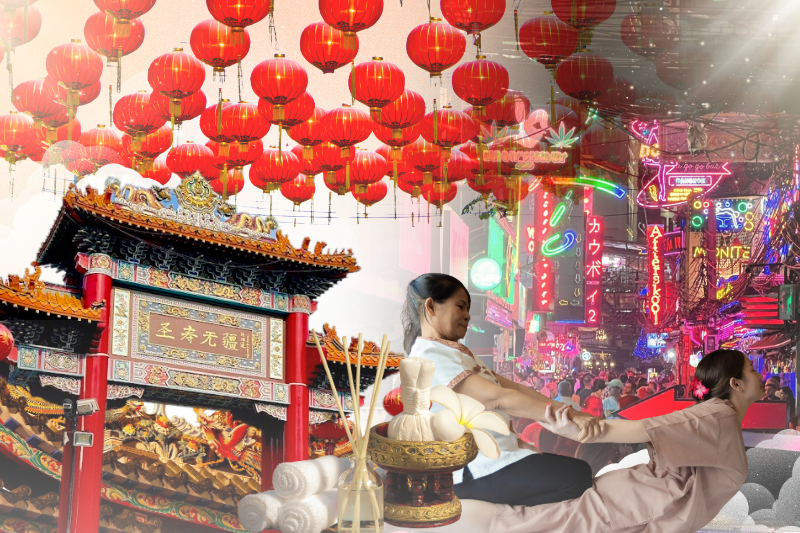 야왈랏 & 마사지 & 소이 카우보이 & 수쿰빗 소이 5