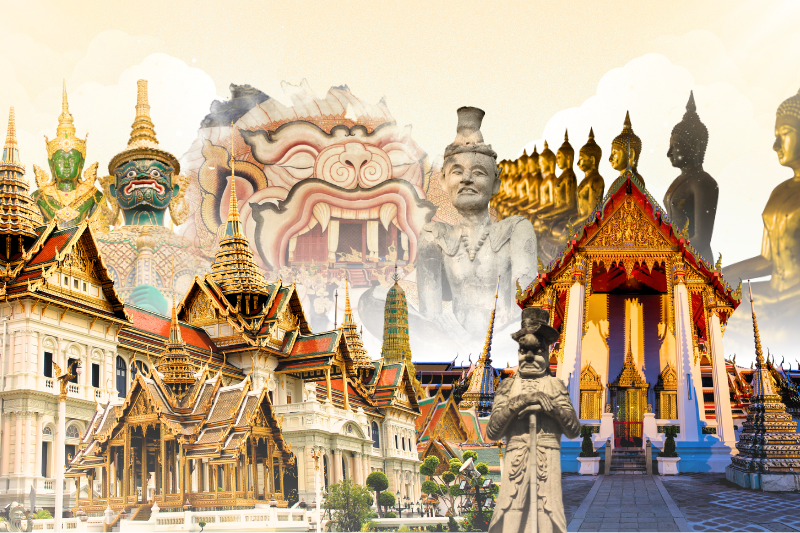 왓 프라깨오 & 왕궁 & 왓 포
