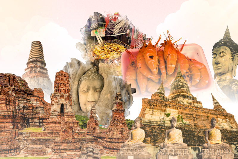 [HAFT DAY] 호텔 & 왓 마하탓 & 왓 야이 차이야 몽콜 & 새우 시장 & 트로크 카오산/사남 차이 미팅