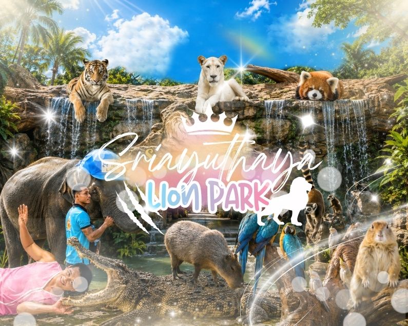 시 아유타야 라이온 파크 (Sriayuthaya Lion Park) 🦁🦁